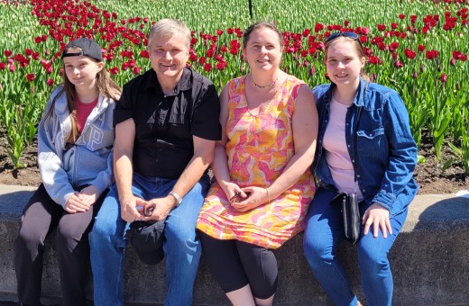 Jaakkimainen family photo in May 2025